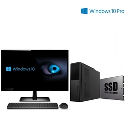 Computador Empresarial com Windows 10 Pro SSD Processador Intel 4GB Memória Wifi Gabinete compacto Monitor LED HDMI 19.5" Menor preço em Computador Empresarial com Windows 10 Pro SSD Processador Intel 4GB Memória Wifi Gabinete compacto Monitor LED HDMI 19.5"
