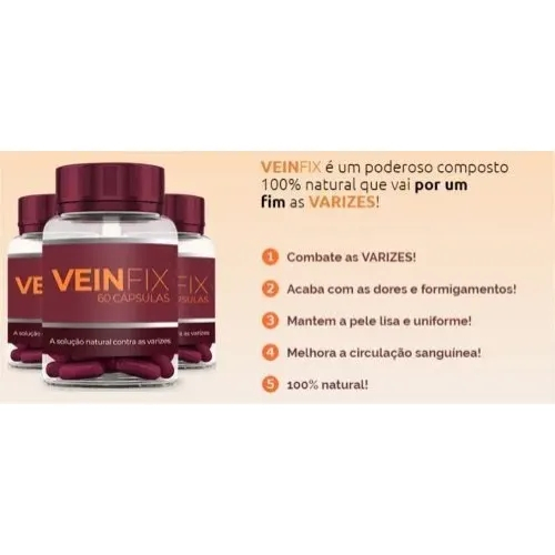 Veinfix 60 Capsulas Tratamento Para Varizes Natural Em Promoção