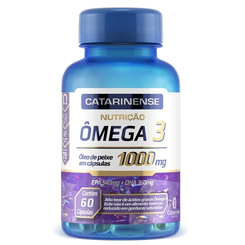 Ômega 3 EPA 540mg DHA 360mg Catarinense 60 cápsulas em Promoção ...