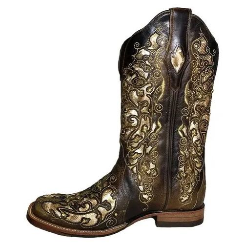 bota texana com brilho