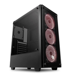 Gabinete Gamer Pichau Gaming Kazan Led Vermelho Menor preço em Gabinete Gamer Pichau Gaming Kazan Led Vermelho