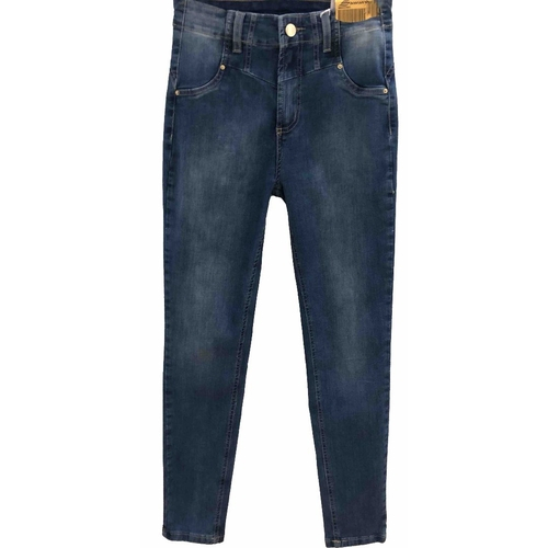 calça jeans cintura alta sawary