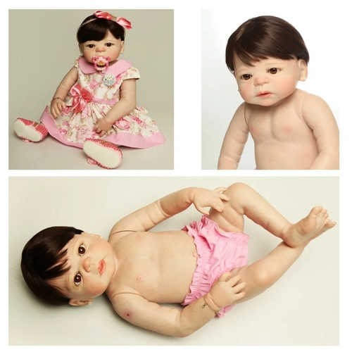 Boneca Bebê Reborn Menino Corpo De Silicone Macio na Americanas