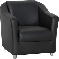 Poltronas Decorativa para Sala e Escritório Tilla Corino Preto é boa?