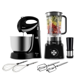 Batedeira Philco Paris Duo Mixer Turbo 350W + Liquidificador Philco Paris 900W Pkt33p Menor preço em Batedeira Philco Paris Duo Mixer Turbo 350W + Liquidificador Philco Paris 900W Pkt33p