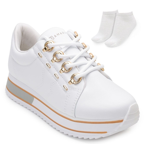 tenis flatform ramarim preto