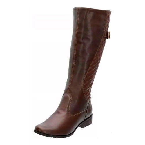 bota montaria feminina cano longo khaata