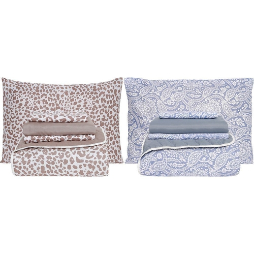 Jogo de Cama com Colcha Queen 5 Peças Dupla Face Elisa - Basic+ Menor preço em Jogo de Cama com Colcha Queen 5 Peças Dupla Face Elisa - Basic+