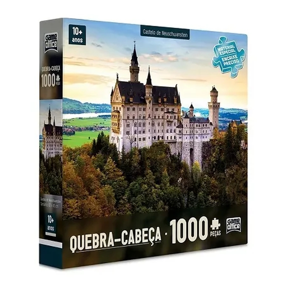 Quebra Cabeça Castelo Neuschwanstein 1000 Peças - Grow em Promoção na  Americanas