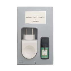 Difusor Aromatizador Elétrico Standart Tomada com 1 Essência Via Aroma Menor preço em Difusor Aromatizador Elétrico Standart Tomada com 1 Essência Via Aroma