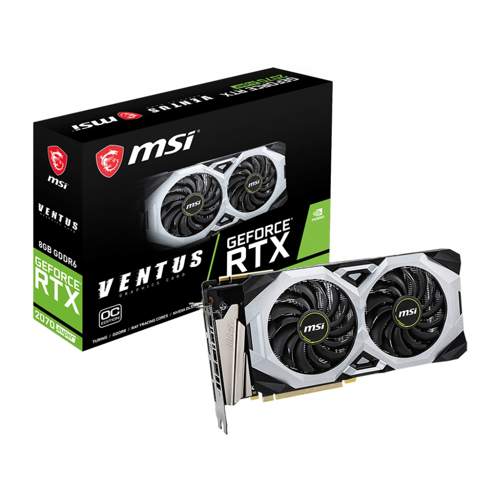 Placa de Video MSI GeForce RTX 2070 Super Ventus OC Dual 8GB GDDR6 em  Promoção na Americanas