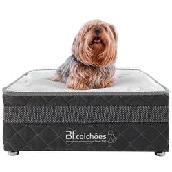 Menor preço em Cama Box Pet Para Cachorros E Gatos + Lençol Impermeável - Caminha Pet - BF Colchões
