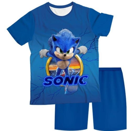 Pijama do sonic infantil Clearance