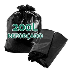 Menor preço em Saco De Lixo 200 Litros Reforçado Boca Larga Preto - 5kg