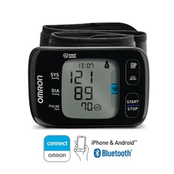 Monitor de Pressão Arterial de Pulso com Bluetooth - HEM-6232T Omron Menor preço em Monitor de Pressão Arterial de Pulso com Bluetooth - HEM-6232T Omron
