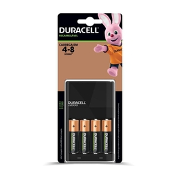 Carregador de Pilhas Duracell com 4 Pilhas AA Menor preço em Carregador de Pilhas Duracell com 4 Pilhas AA