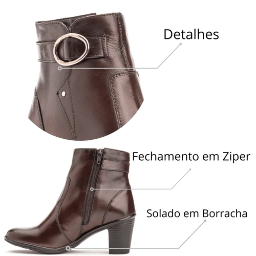 bota confort cano curto