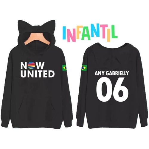 Moletom now united orelhinha infantil Clearance