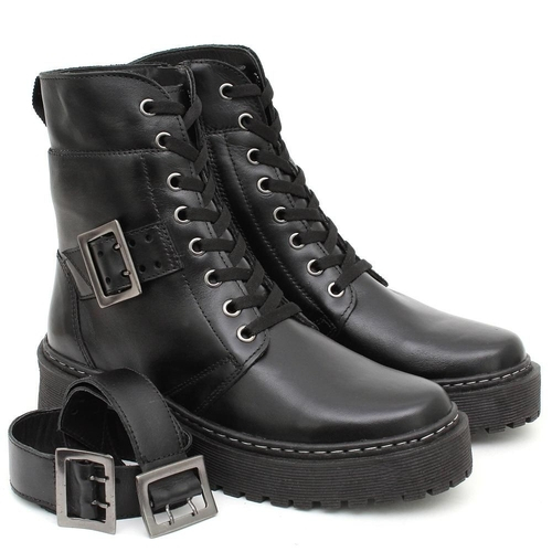 bota coturno feminina americanas
