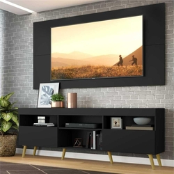 Rack c/ Painel P/TV até 65" e Pés Retrô Flórida Multimóveis Preto/Natural é boa?