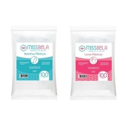 Kit 500 Botinhas + 500 luvas Descartável Miss Bela para Esmalterias e Salão de Beleza é boa?