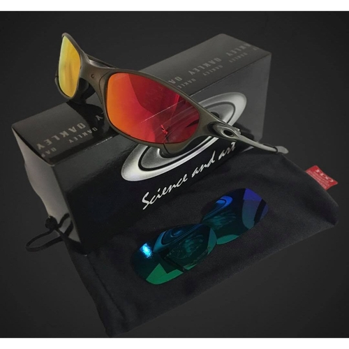 Oculos Oakley Juliet Xmetal Vermelha Doble X Mandrake em Promoção na  Americanas