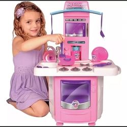 Nova Big Cozinha Big Star Fogão Infantil A Partir De 3 Anos Menor preço em Nova Big Cozinha Big Star Fogão Infantil A Partir De 3 Anos