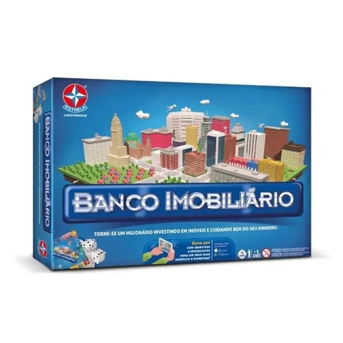 Banco Imobiliário Original Vários Países Jogo De Tabuleiro em Promoção na  Americanas