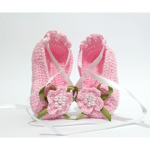 sapatinho de croche feminino