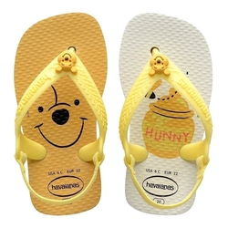 Menor preço em Havaianas Baby New Disney Classic Branco/Amarelo Pólen