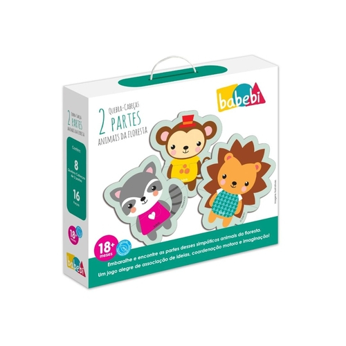 Jogo De Quebra-cabeça Infantil - Brinquedo Educativo 2 Anos