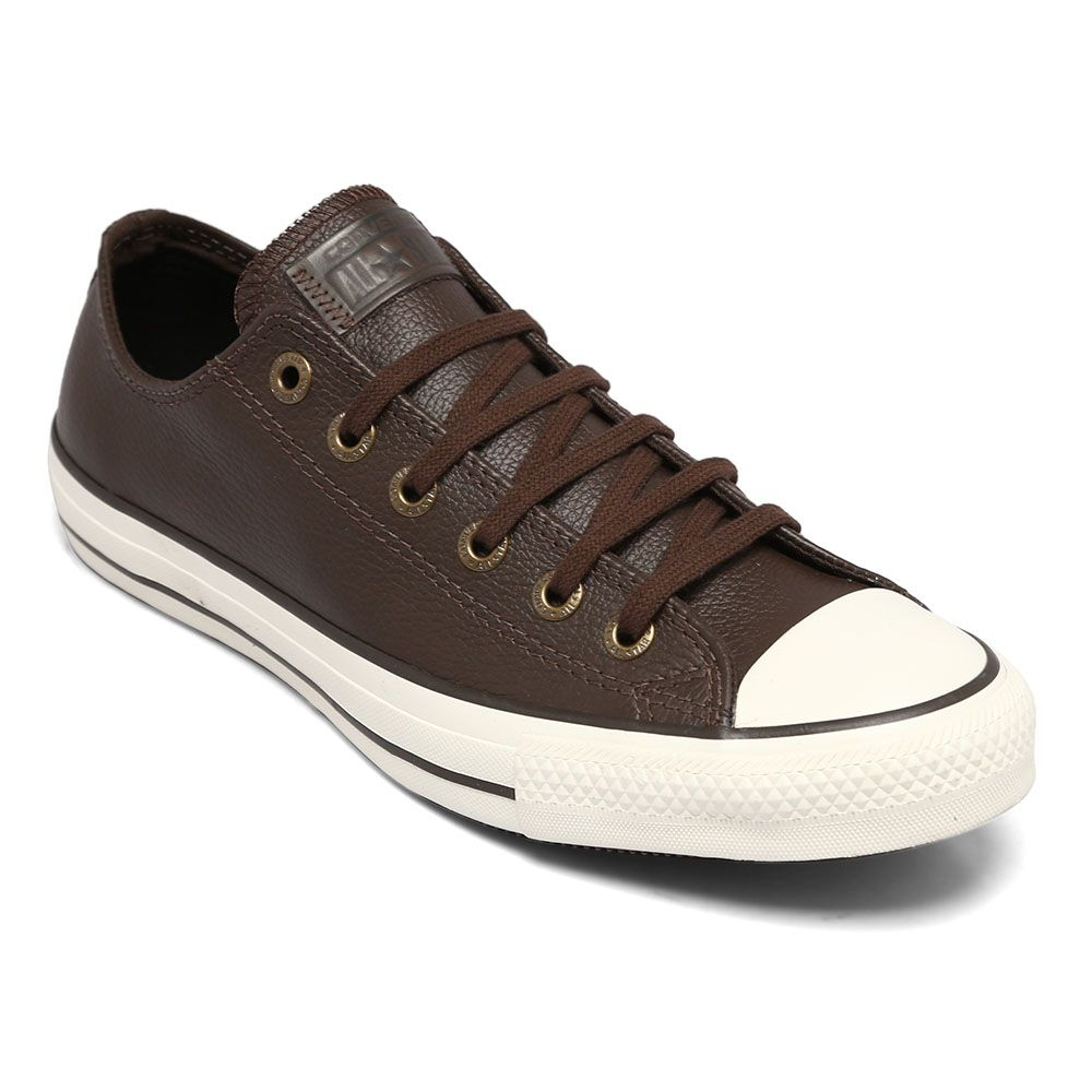 Tênis All Star Converse Couro Chuck Taylor Chocolate/bege Ct04480003 em  Promoção na Americanas