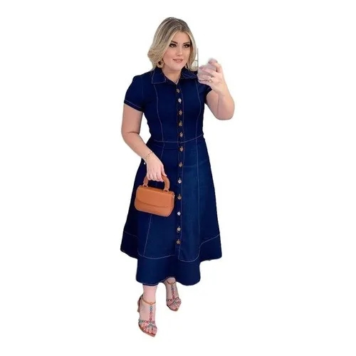 vestido midi gode barato