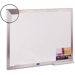 Quadro Branco Standart 120x90cm Moldura Aluminio Ref. 2321 -Cortiarte Menor preço em Quadro Branco Standart 120x90cm Moldura Aluminio Ref. 2321 -Cortiarte