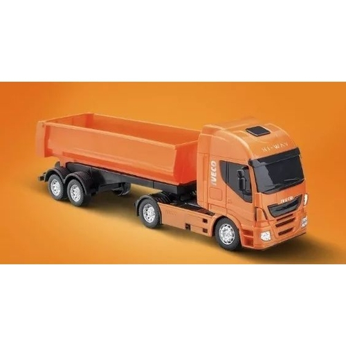 Caminhão iveco hi-way caçamba basculante - usual brinquedos em Promoção na  Americanas