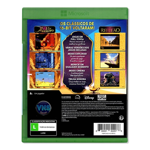 Disney Classic Games: Aladdin and The Lion King - Xbox One em Promoção na  Americanas