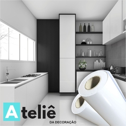 Adesivo vinil brilho para envelopamento de Móveis PVC Branco é boa?