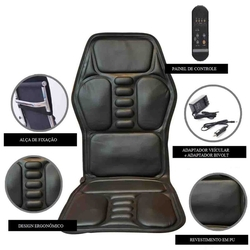 Menor preço em Massageador Assento para Pés Costas Coxa Lombar Shiatsu Foot Massager Ultra Relax Seat Uitech