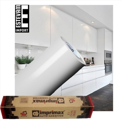 Adesivo Envelopar Armario Cozinha 50cm X 3m - Branco Brilho é boa?