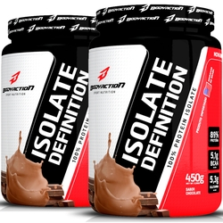 2 Potes Isolate Definition 450g Chocolate Body Action é boa?