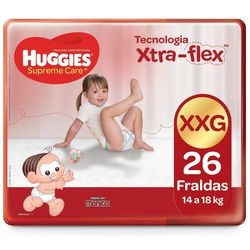 Fralda Huggies Supreme Care XXG - 26 Fraldas Menor preço em Fralda Huggies Supreme Care XXG - 26 Fraldas
