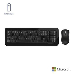 Teclado E Mouse Sem Fio Desktop 850 Usb Preto Microsoft - Py900021 Menor preço em Teclado E Mouse Sem Fio Desktop 850 Usb Preto Microsoft - Py900021