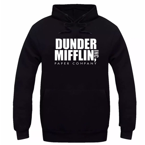 white dunder mifflin moletom com capuz