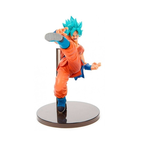 Boneco Dragon Ball Z - Goku Super Sayajin 20cm - Cabelo Azul