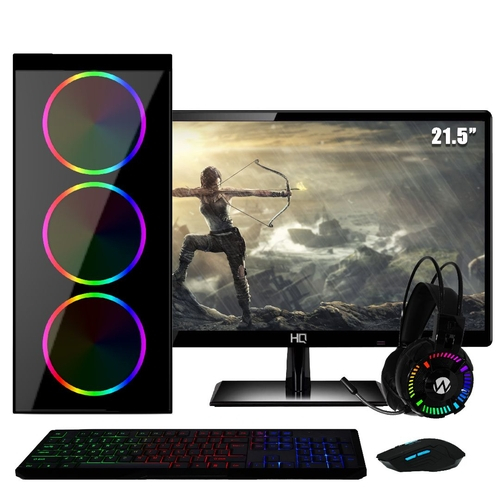 PC Gamer Completo Barato com Monitor, Teclado, Mouse e Cadeira