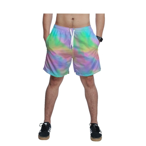 tie dye em bermuda