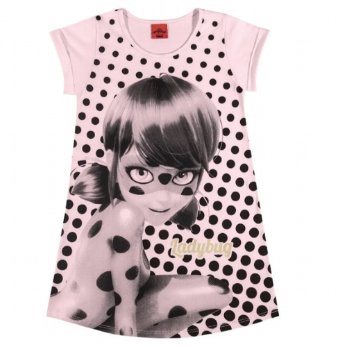 vestido infantil miraculous ladybug