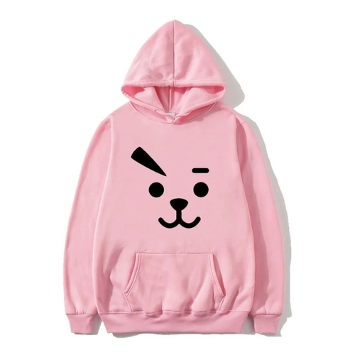 crystal moletom com capuz pink