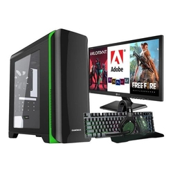 Pc Gamer Completo R5 3400g- 16gb- Ssd 240gb- Kit Gamer- M107 Menor preço em Pc Gamer Completo R5 3400g- 16gb- Ssd 240gb- Kit Gamer- M107