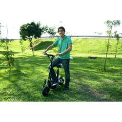Patinete Elétrico E-scooter 1000w dobrável com assento removível BZ Top Cor Preta Barzi Motors Menor preço em Patinete Elétrico E-scooter 1000w dobrável com assento removível BZ Top Cor Preta Barzi Motors